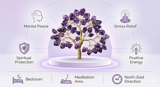 7- Chakra Tree (With Lab Certified Card) 100% Real Stones