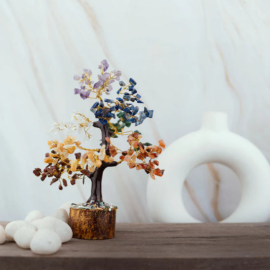 7 Chakra Natural Stone Tree