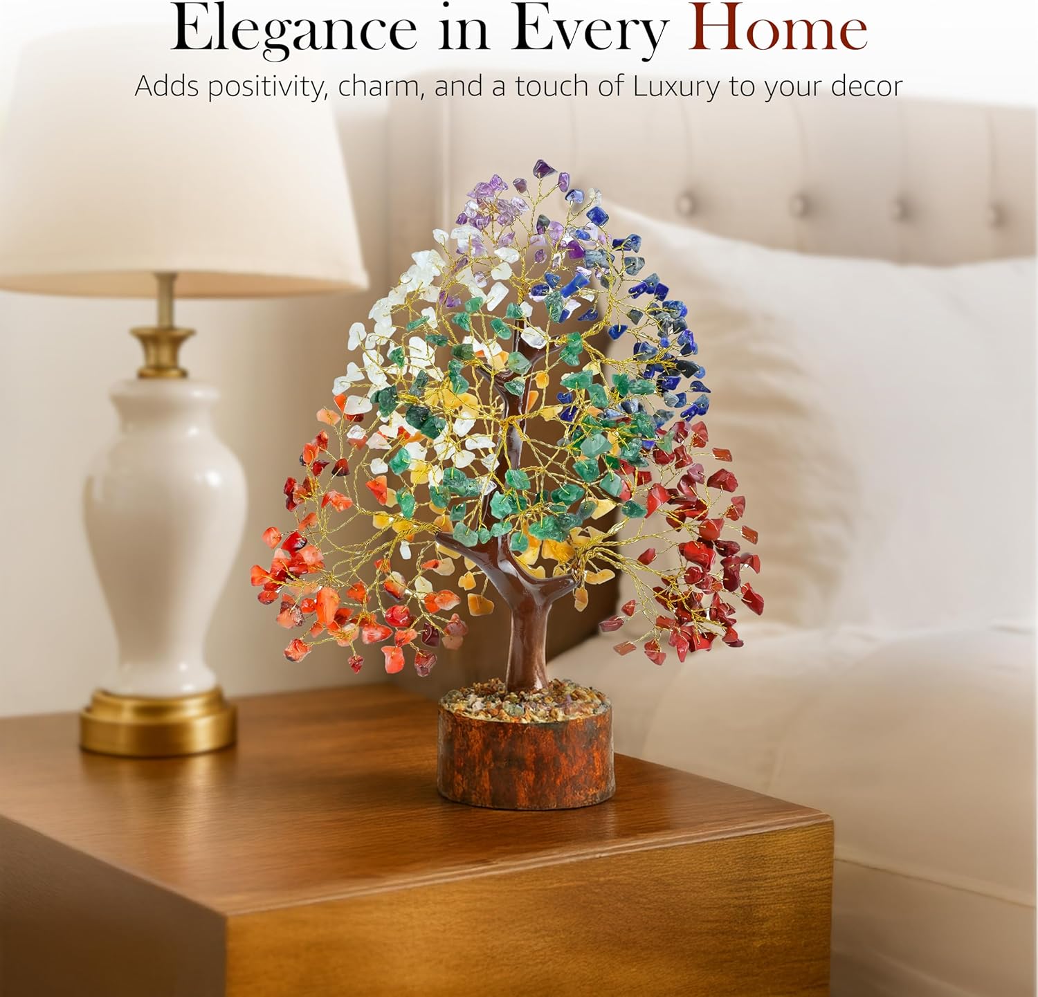 7- Chakra Tree (With Lab Certified Card) 100% Real Stones