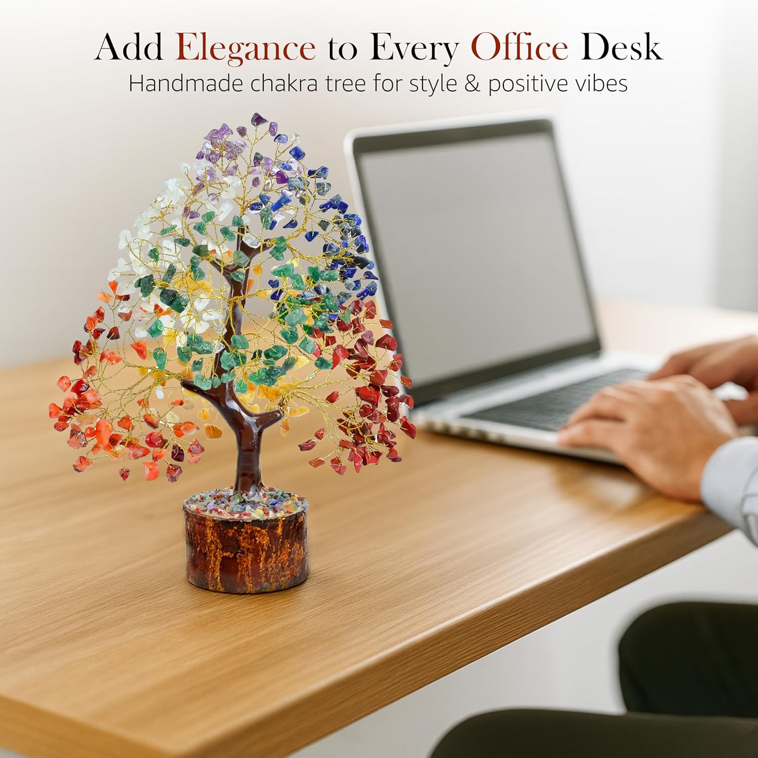 7- Chakra Tree (With Lab Certified Card) 100% Real Stones